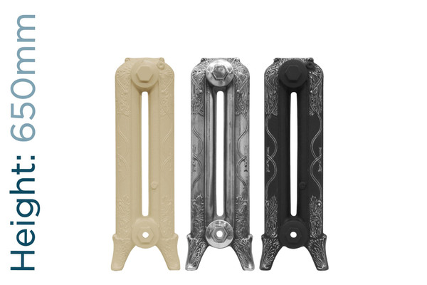 CA-RB650-TH - Carron Ribbon 2 Column Cast Iron Radiator H650mm x W1039mm