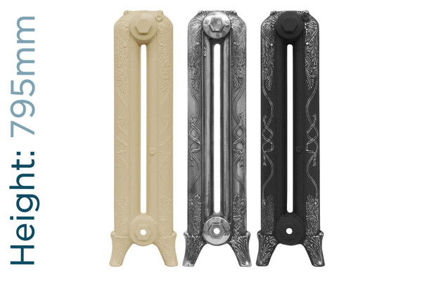 CA-RB795-TH - Carron Ribbon 2 Column Cast Iron Radiator H795mm x W1843mm