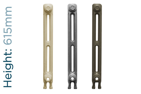 CA-V2615-TH - Carron Victorian 2 Column Cast Iron Radiator H615mm x W352mm