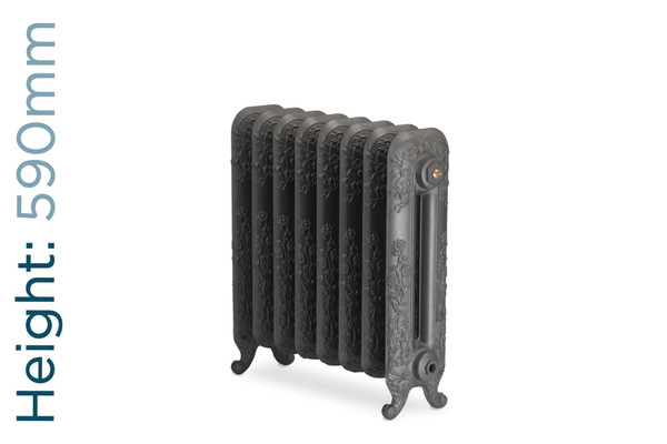 PA-MONT-590-TH - Paladin Montpellier 2 Column Cast Iron Radiator H590mm x W249mm