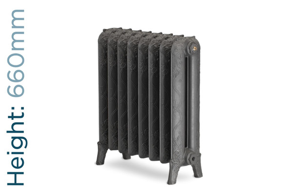 PA-PIC-660-TH - Paladin Piccadilly 2 Column Cast Iron Radiator H660mm x W247mm