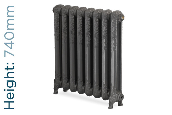 PA-SHAF-740-TH - Paladin Shaftsbury 2 Column Cast Iron Radiator H740mm x W313mm