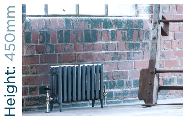 AR-RD450-3-TH - Arroll Neo Classic 3 Column Cast Iron Radiator H450mm x W1980mm