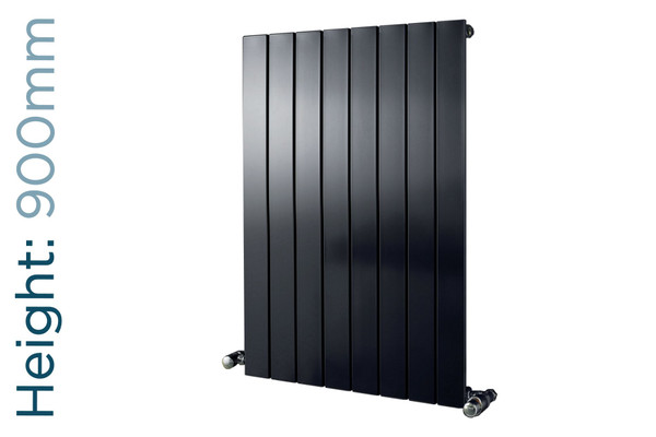 EU-EMAV-900-A-TH - Eucotherm Mars Vertical Flat Panel Anthracite Radiator H900mm X W595mm