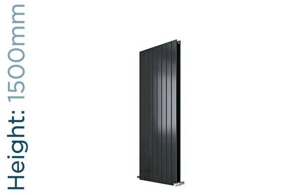 EU-EMADV-1500-A-TH - Eucotherm Mars Duo Vertical Double Flat Panel Anthracite Radiator H1500mm X W445mm