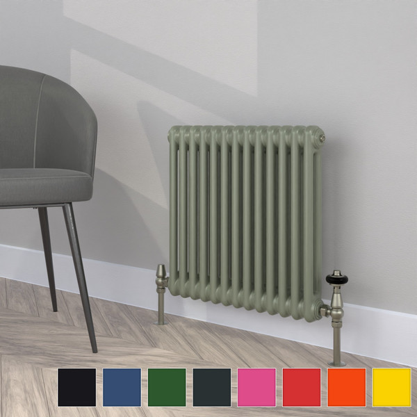 CT2-C-500-TH - Classic Colour 2 Column Radiator H500mm x W622mm
