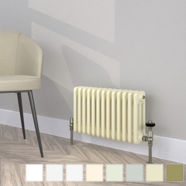 CT3-C-300-CREAM-TH - Classic Cream 3 Column Radiator H300mm x W990mm