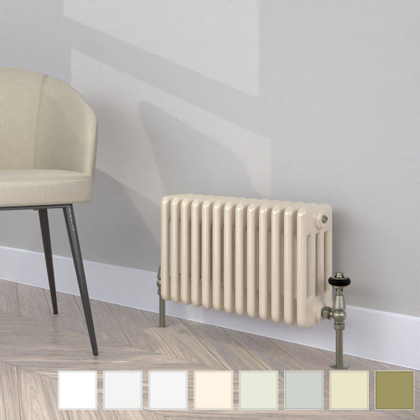 CT4-C-300-CREAM-TH - Classic Cream 4 Column Radiator H300mm x W990mm