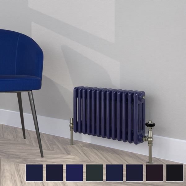 CT3-C-300-NAVY-TH - Classic Navy 3 Column Radiator H300mm x W990mm