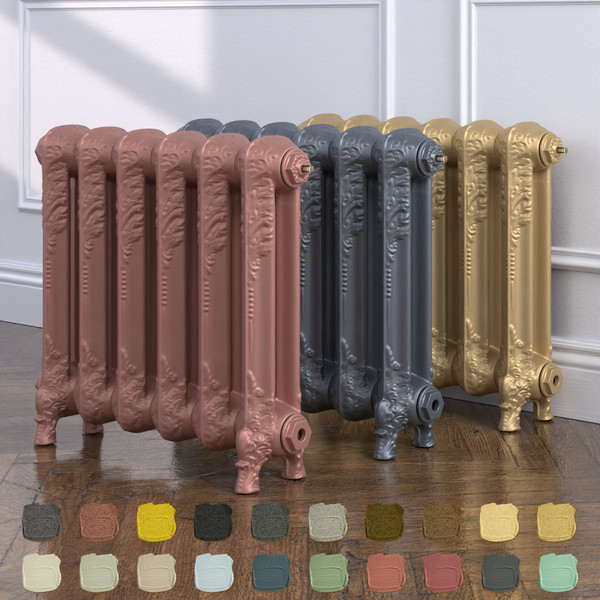 CI-WN-540-TH - Winchester 2 Column Electric Cast Iron Radiator H540mm x W651mm