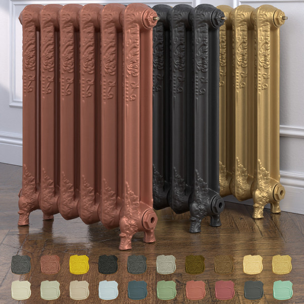 CI-WN-740-TH - Winchester 2 Column Electric Cast Iron Radiator H740mm x W744mm