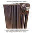 DQ-MD6-CU05 - DQ Modus 6 Column Horizontal Radiator H450mm x W1588mm DQ-MD6-CU05 - DQ Modus 6 Column Horizontal Radiator H450mm x W1588mm