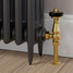 T-TRV-019-AG-B-BLACK-HEAD-LS00 - Flatford Traditional TRV Angled Brass Thermostatic Radiator Valves T-TRV-019-AG-B-BLACK-HEAD-LS00 - Flatford Traditional TRV Angled Brass Thermostatic Radiator Valves