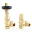 T-TRV-019-AG-UB-ALT02 - Flatford Traditional TRV Angled Unlacquered Brass Thermostatic Radiator Valves T-TRV-019-AG-UB-ALT02 - Flatford Traditional TRV Angled Unlacquered Brass Thermostatic Radiator Valves