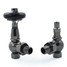 T-TRV-031-AG-BL - Ascott Traditional TRV Angled Black Nickel Radiator Valves T-TRV-031-AG-BL - Ascott Traditional TRV Angled Black Nickel Radiator Valves