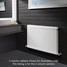 NF2-W-H-LS00 - Infinity White 2 Column Radiator 22 Sections H500mm X W1036mm NF2-W-H-LS00 - Infinity White 2 Column Radiator 22 Sections H500mm X W1036mm