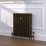 CI-SH645-10-MET-BRONZE-LS01 - Shelbourne 3 Column Victorian Cast Iron Radiator H645mm x W517mm CI-SH645-10-MET-BRONZE-LS01 - Shelbourne 3 Column Victorian Cast Iron Radiator H645mm x W517mm