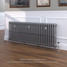 CI-SH645-30-MET-SILVER-LS01 - Shelbourne 3 Column Victorian Cast Iron Radiator H645mm x W2148mm CI-SH645-30-MET-SILVER-LS01 - Shelbourne 3 Column Victorian Cast Iron Radiator H645mm x W2148mm