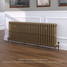 CI-SH645-30-MET-PALE-GOLD-LS01 - Shelbourne 3 Column Victorian Cast Iron Radiator H645mm x W2148mm CI-SH645-30-MET-PALE-GOLD-LS01 - Shelbourne 3 Column Victorian Cast Iron Radiator H645mm x W2148mm