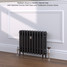 CI-SH450-10-MET-NAT-CAST-LS01 - Shelbourne 3 Column Victorian Cast Iron Radiator H450mm x W213mm CI-SH450-10-MET-NAT-CAST-LS01 - Shelbourne 3 Column Victorian Cast Iron Radiator H450mm x W213mm