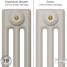 CI-SH-CREAM-007 - Shelbourne 3 Column Victorian Cast Iron Radiator H450mm x W1350mm CI-SH-CREAM-007 - Shelbourne 3 Column Victorian Cast Iron Radiator H450mm x W1350mm