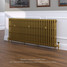 CI-SH745-30-MET-GOLD-LS01 - Shelbourne 3 Column Victorian Cast Iron Radiator H745mm x W1876mm CI-SH745-30-MET-GOLD-LS01 - Shelbourne 3 Column Victorian Cast Iron Radiator H745mm x W1876mm