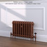 CI-RK460-10-MET-COPPER-LS01 - Rook 2 Column Victorian Cast Iron Radiator H460mm x W277mm CI-RK460-10-MET-COPPER-LS01 - Rook 2 Column Victorian Cast Iron Radiator H460mm x W277mm