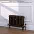 CI-RK460-10-MET-OLD-PENNY-LS01 - Rook 2 Column Victorian Cast Iron Radiator H460mm x W277mm CI-RK460-10-MET-OLD-PENNY-LS01 - Rook 2 Column Victorian Cast Iron Radiator H460mm x W277mm