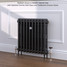 CI-RK660-10-MET-NAT-CAST-LS01 - Rook 2 Column Victorian Cast Iron Radiator H660mm x W586mm CI-RK660-10-MET-NAT-CAST-LS01 - Rook 2 Column Victorian Cast Iron Radiator H660mm x W586mm
