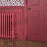 CI-RK760-FB-217-RECTORY-RED - Rook 2 Column Victorian Cast Iron Radiator H760mm x W282mm CI-RK760-FB-217-RECTORY-RED - Rook 2 Column Victorian Cast Iron Radiator H760mm x W282mm