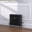 CI-RC460-10-MET-NAT-CAST-LS01 - Richmond 4 Column Victorian Cast Iron Radiator H460mm x W277mm CI-RC460-10-MET-NAT-CAST-LS01 - Richmond 4 Column Victorian Cast Iron Radiator H460mm x W277mm