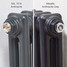 NF2-A-DOUBLE - Infinity Anthracite 2 Column Radiator 3 Sections H1200mm X W162mm NF2-A-DOUBLE - Infinity Anthracite 2 Column Radiator 3 Sections H1200mm X W162mm