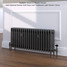 CI-RC460-20-MET-PEWTER-LS01 - Richmond 4 Column Victorian Cast Iron Radiator H460mm x W1312mm CI-RC460-20-MET-PEWTER-LS01 - Richmond 4 Column Victorian Cast Iron Radiator H460mm x W1312mm