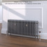 CI-RC460-20-MET-SILVER-LS01 - Richmond 4 Column Victorian Cast Iron Radiator H460mm x W1312mm CI-RC460-20-MET-SILVER-LS01 - Richmond 4 Column Victorian Cast Iron Radiator H460mm x W1312mm