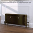 CI-RC460-20-MET-OLD-GOLD-LS01 - Richmond 4 Column Victorian Cast Iron Radiator H460mm x W1738mm CI-RC460-20-MET-OLD-GOLD-LS01 - Richmond 4 Column Victorian Cast Iron Radiator H460mm x W1738mm