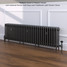 CI-RC460-30-MET-PEWTER-LS01 - Richmond 4 Column Victorian Cast Iron Radiator H460mm x W2042mm CI-RC460-30-MET-PEWTER-LS01 - Richmond 4 Column Victorian Cast Iron Radiator H460mm x W2042mm