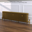 CI-RC460-30-MET-GOLD-LS01 - Richmond 4 Column Victorian Cast Iron Radiator H460mm x W2042mm CI-RC460-30-MET-GOLD-LS01 - Richmond 4 Column Victorian Cast Iron Radiator H460mm x W2042mm