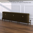 CI-RC460-30-MET-OLD-GOLD-LS01 - Richmond 4 Column Victorian Cast Iron Radiator H460mm x W2042mm CI-RC460-30-MET-OLD-GOLD-LS01 - Richmond 4 Column Victorian Cast Iron Radiator H460mm x W2042mm