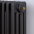 CI-RC460-CU00 - Richmond 4 Column Victorian Cast Iron Radiator H460mm x W2042mm CI-RC460-CU00 - Richmond 4 Column Victorian Cast Iron Radiator H460mm x W2042mm