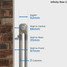 NF2-R-DEPTH - Infinity Raw 2 Column Radiator 13 Sections H2000mm X W622mm NF2-R-DEPTH - Infinity Raw 2 Column Radiator 13 Sections H2000mm X W622mm