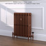 CI-RC660-10-MET-COPPER-LS01 - Richmond 4 Column Victorian Cast Iron Radiator H660mm x W405mm CI-RC660-10-MET-COPPER-LS01 - Richmond 4 Column Victorian Cast Iron Radiator H660mm x W405mm