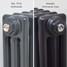 NF3-A-DOUBLE - Infinity Anthracite 3 Column Radiator 4 Sections H750mm X W208mm NF3-A-DOUBLE - Infinity Anthracite 3 Column Radiator 4 Sections H750mm X W208mm