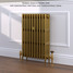CI-RC760-10-MET-GOLD-LS01 - Richmond 4 Column Victorian Cast Iron Radiator H760mm x W340mm CI-RC760-10-MET-GOLD-LS01 - Richmond 4 Column Victorian Cast Iron Radiator H760mm x W340mm