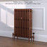 CI-RC760-10-MET-COPPER-LS01 - Richmond 4 Column Victorian Cast Iron Radiator H760mm x W1134mm CI-RC760-10-MET-COPPER-LS01 - Richmond 4 Column Victorian Cast Iron Radiator H760mm x W1134mm