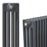 NF4-A-ALT00 - Infinity Anthracite 4 Column Radiator 16 Sections H350mm X W760mm NF4-A-ALT00 - Infinity Anthracite 4 Column Radiator 16 Sections H350mm X W760mm