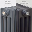 NF4-A-DOUBLE - Infinity Anthracite 4 Column Radiator 16 Sections H350mm X W760mm NF4-A-DOUBLE - Infinity Anthracite 4 Column Radiator 16 Sections H350mm X W760mm