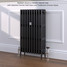 CI-RC813-10-MET-NAT-CAST-LS01 - Richmond 4 Column Victorian Cast Iron Radiator H813mm x W815mm CI-RC813-10-MET-NAT-CAST-LS01 - Richmond 4 Column Victorian Cast Iron Radiator H813mm x W815mm
