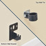 NF-A-BRACKETS-WALL - Infinity Anthracite 4 Column Radiator 14 Sections H1500mm X W668mm NF-A-BRACKETS-WALL - Infinity Anthracite 4 Column Radiator 14 Sections H1500mm X W668mm