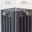 NF5-A-DOUBLE - Infinity Anthracite 5 Column Radiator 11 Sections H1000mm X W530mm NF5-A-DOUBLE - Infinity Anthracite 5 Column Radiator 11 Sections H1000mm X W530mm