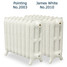 CI-RO570-D-011-012 - Rochester 3 Column Cast Iron Radiator H570mm x W438mm CI-RO570-D-011-012 - Rochester 3 Column Cast Iron Radiator H570mm x W438mm